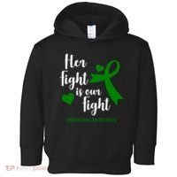 Her Fight Is Our Fight Lymphoma Awareness Toddler Hoodie thumb 0
