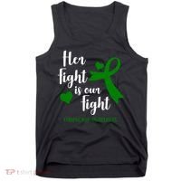 Her Fight Is Our Fight Lymphoma Awareness Tank Top thumb 0