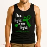 Her Fight Is Our Fight Lymphoma Awareness Tank Top thumb 3