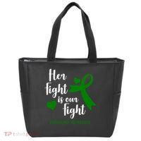 Her Fight Is Our Fight Lymphoma Awareness Tote Bag thumb 0