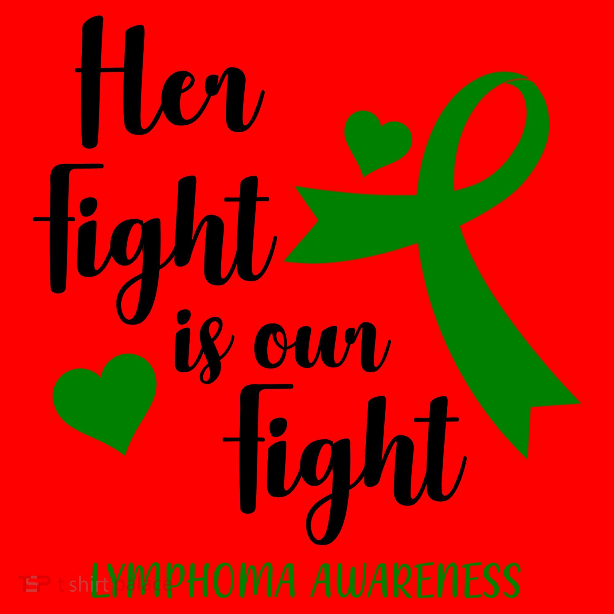 Her Fight Is Our Fight Lymphoma Awareness Santa Hat