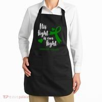 His Fight Is Our Fight Lymphoma Awareness Apron thumb 2