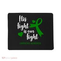 His Fight Is Our Fight Lymphoma Awareness Mousepad thumb 0