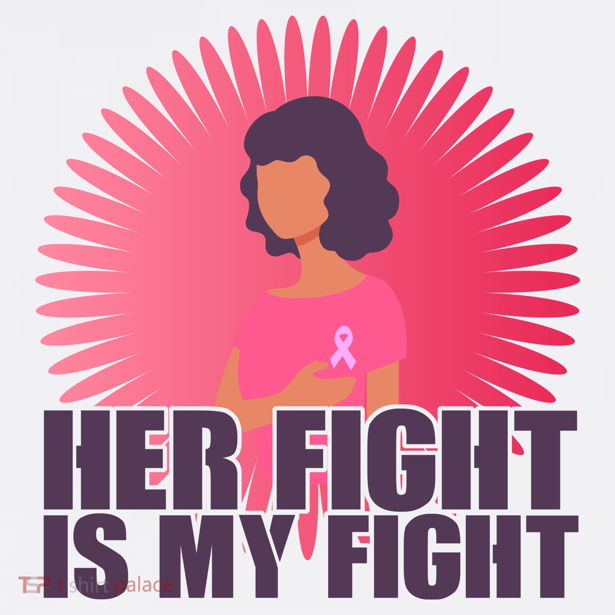 Her Fight Is My Fight Breast Cancer Awareness Sweatshirt
