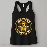Her Fight Is My Fight Love Always Wins Emblem Women's Tank Top thumb 3