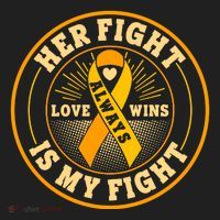 Her Fight Is My Fight Love Always Wins Emblem Golf Towel thumb 3
