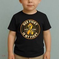 Her Fight Is My Fight Love Always Wins Emblem Toddler T-Shirt thumb 2