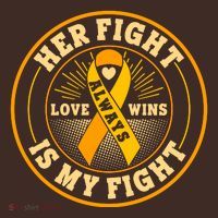 Her Fight Is My Fight Love Always Wins Emblem Apron thumb 3