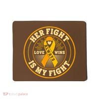 Her Fight Is My Fight Love Always Wins Emblem Mousepad thumb 0