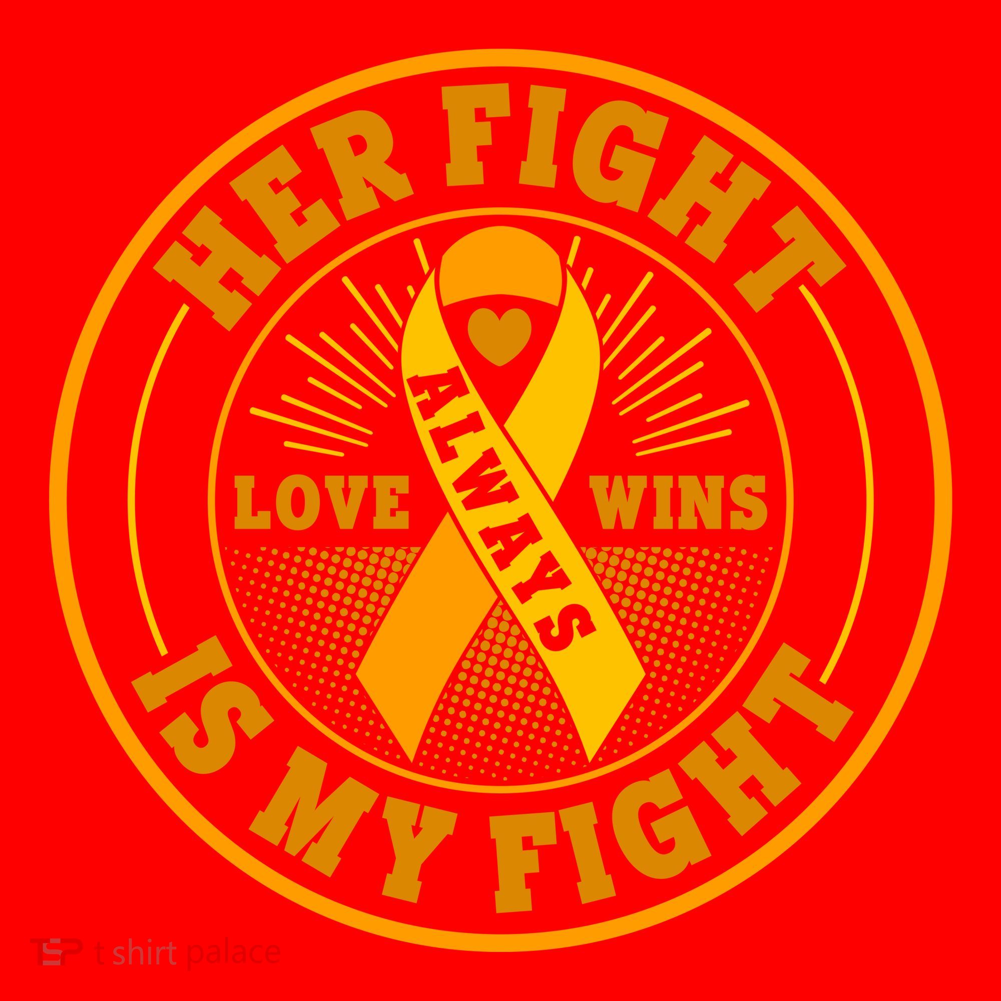 Her Fight Is My Fight Love Always Wins Emblem Santa Hat