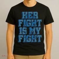 Her Fight Is My Fight ALS Lou Gehrig's Disease MND Idea T-Shirt thumb 3