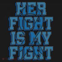 Her Fight Is My Fight ALS Lou Gehrig's Disease MND Idea Coaster thumb 2