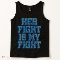 Her Fight Is My Fight ALS Lou Gehrig's Disease MND Idea Tank Top thumb 2
