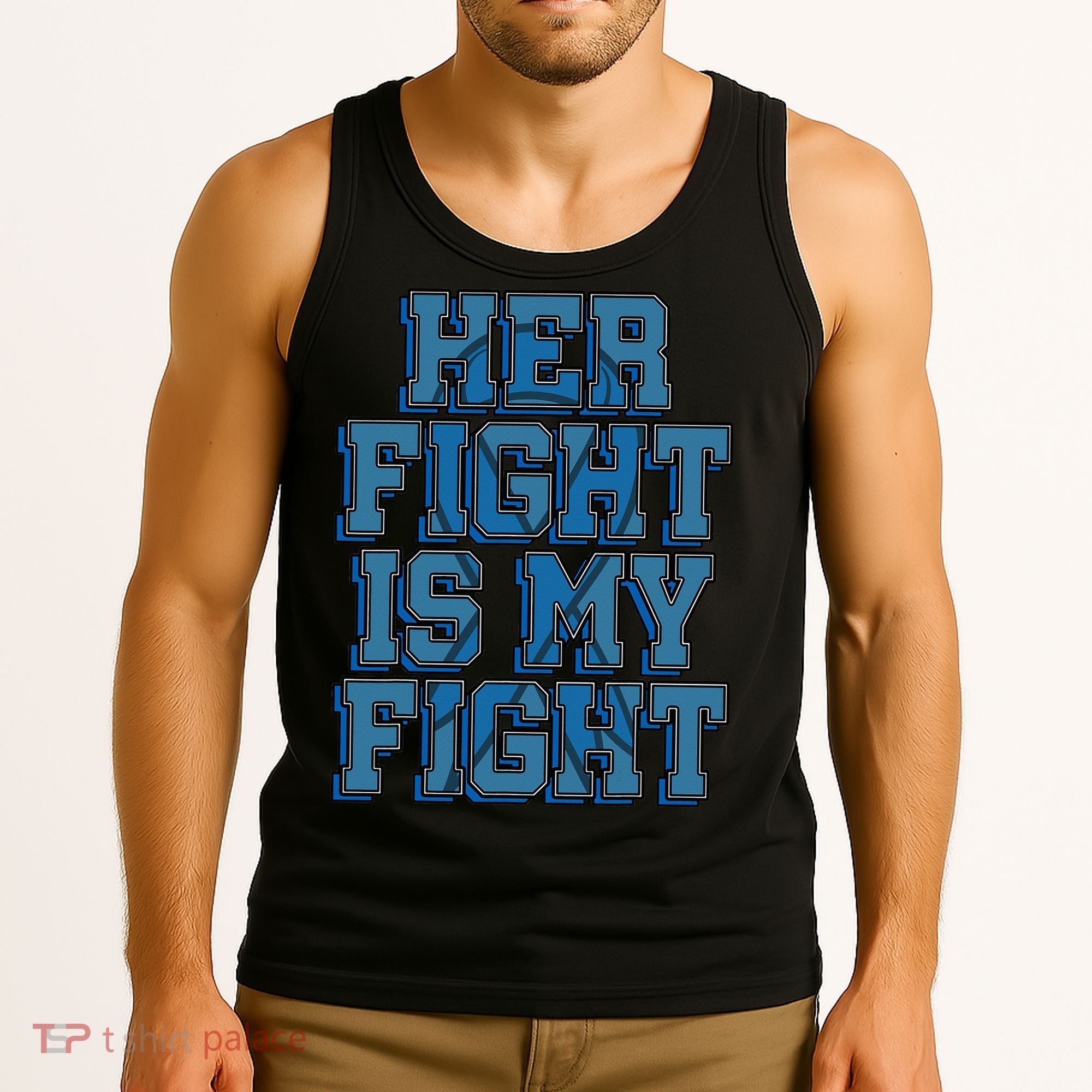 Her Fight Is My Fight ALS Lou Gehrig's Disease MND Idea Tank Top