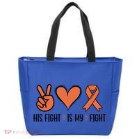 His Fight Is My Fight Great Gift Tote Bag thumb 0