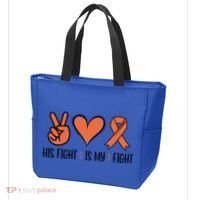 His Fight Is My Fight Great Gift Tote Bag thumb 3