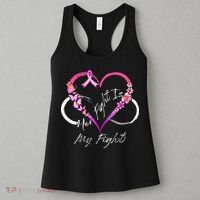 Her Fight Is My Fight Breast Cancer Awareness Pink Ribbons Women's Tank Top thumb 3