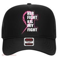 Her Fight Is My Fight Breast Cancer Hat thumb 0
