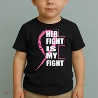 Her Fight Is My Fight Breast Cancer Toddler T-Shirt thumb 2