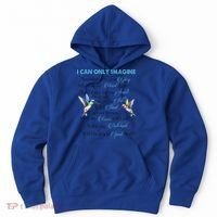 Hummingbirds Faith Jesus I Can Imagine Christian Religious Hoodie thumb 0