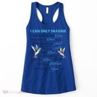Hummingbirds Faith Jesus I Can Imagine Christian Religious Women's Tank Top thumb 0