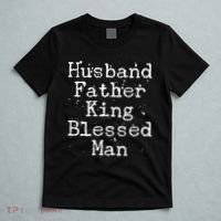 Husband Father King Blessed Man T-Shirt thumb 5