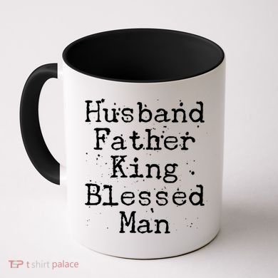 Husband Father King Blessed Man Coffee Mug