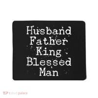 Husband Father King Blessed Man Mousepad thumb 0