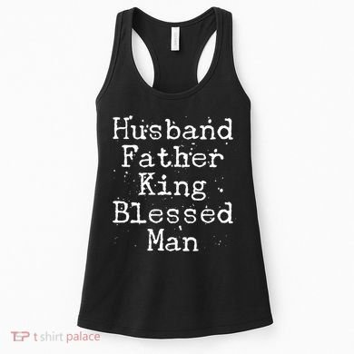 Husband Father King Blessed Man Women's Tank Top
