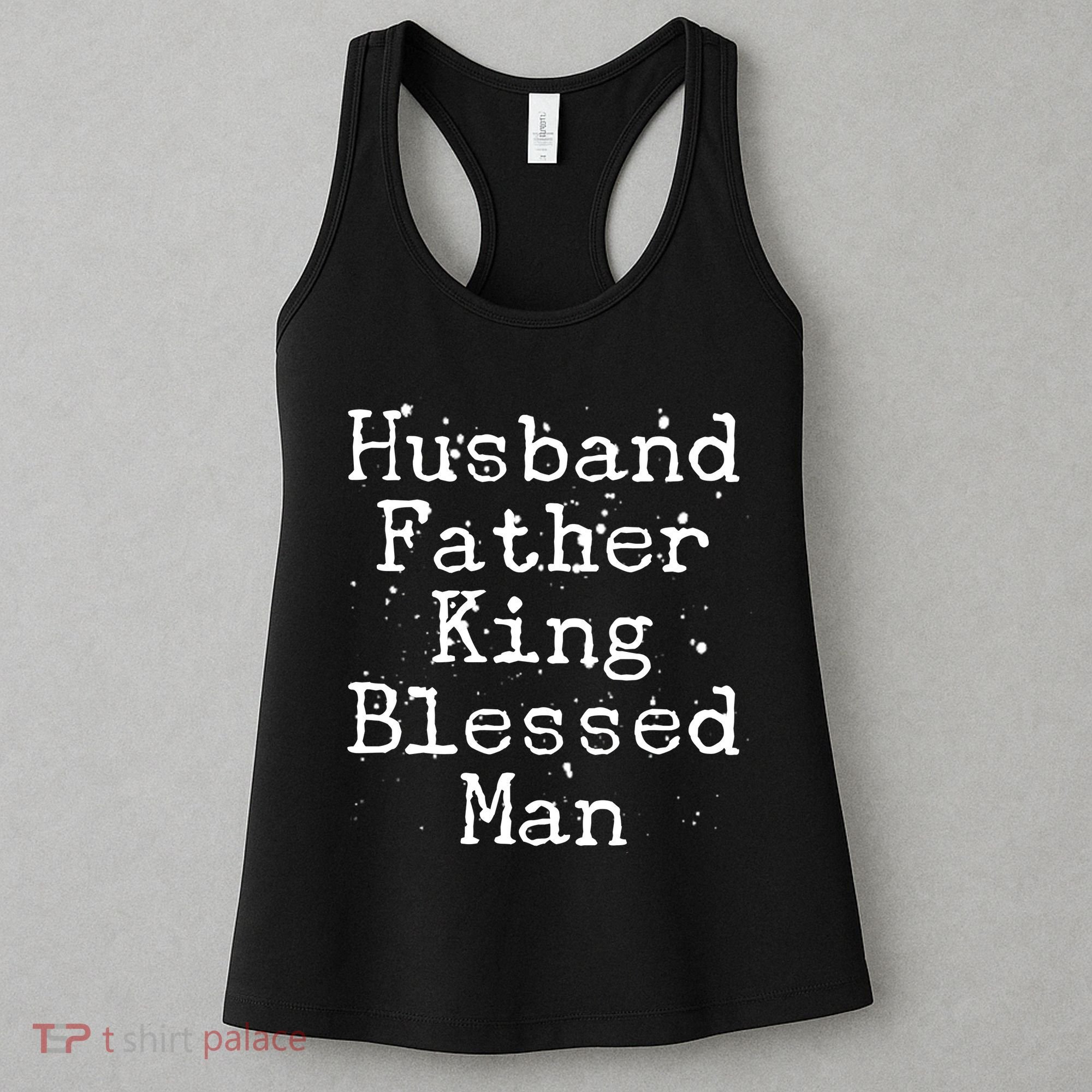 Husband Father King Blessed Man Women's Tank Top