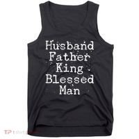 Husband Father King Blessed Man Tank Top thumb 0