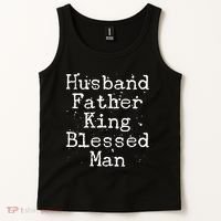 Husband Father King Blessed Man Tank Top thumb 2