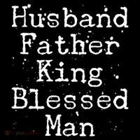 Husband Father King Blessed Man Women's Long Sleeve Shirt thumb 2