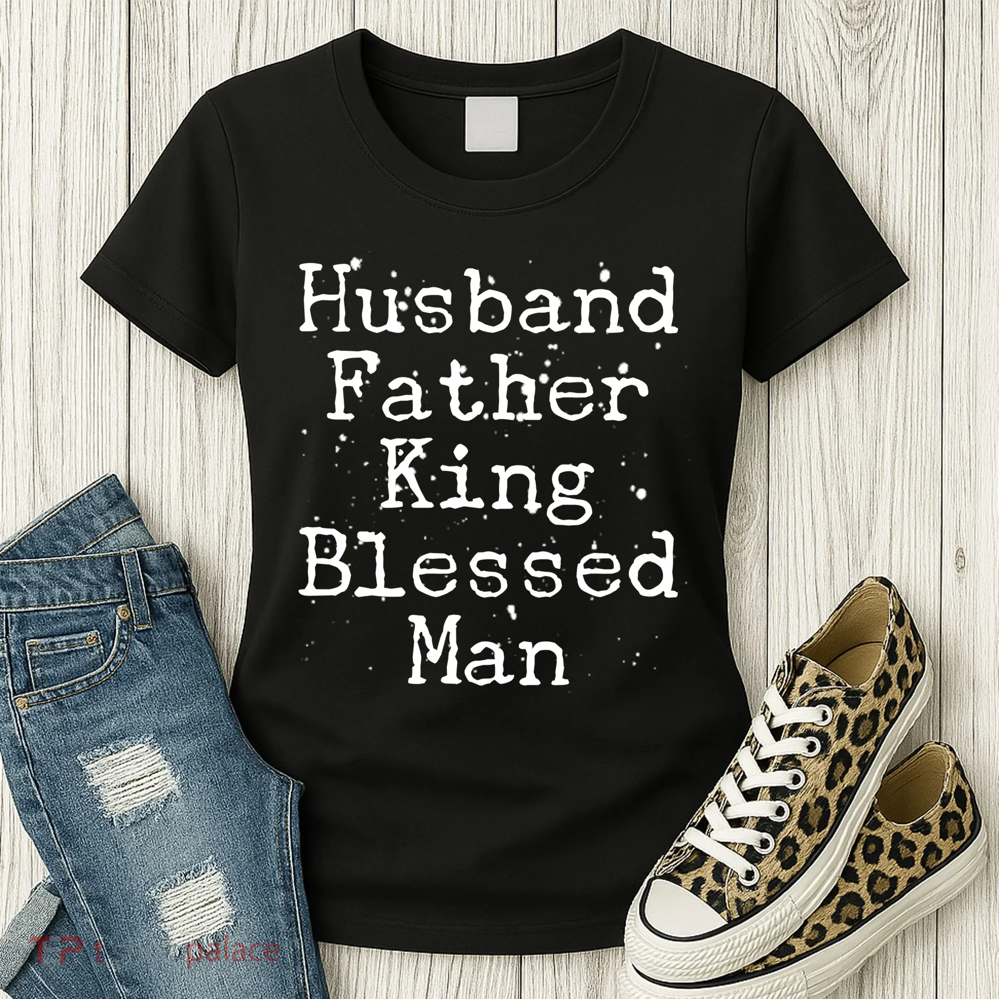 Husband Father King Blessed Man Women's T-Shirt
