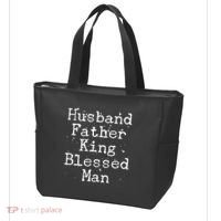 Husband Father King Blessed Man Tote Bag thumb 3