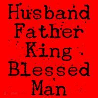 Husband Father King Blessed Man Santa Hat thumb 1