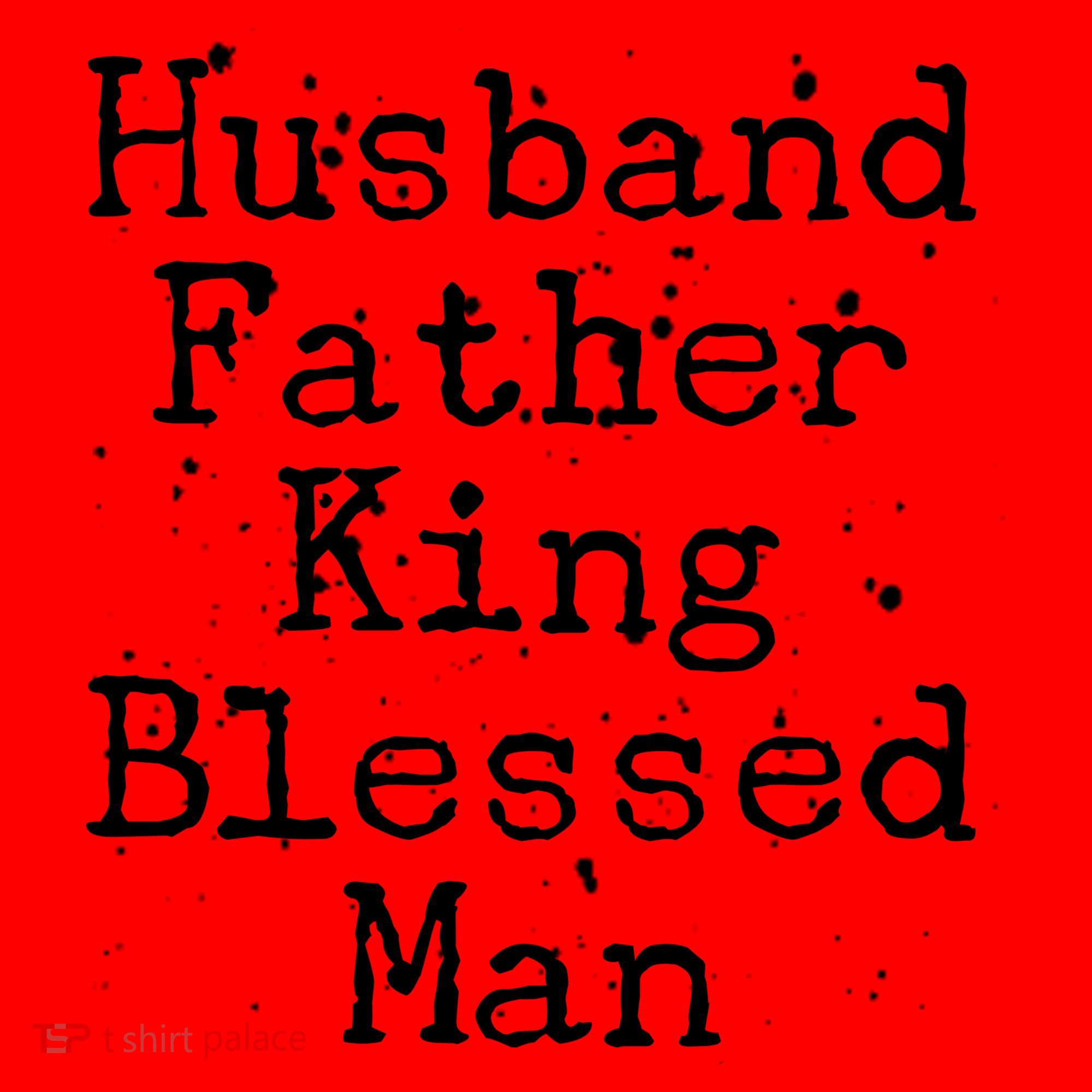 Husband Father King Blessed Man Santa Hat