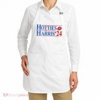 Hotties For Kamala Harris 2024 Smooch Lip Funny Politcal Apron thumb 2