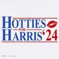 Hotties For Kamala Harris 2024 Smooch Lip Funny Politcal Baby Bodysuit thumb 2