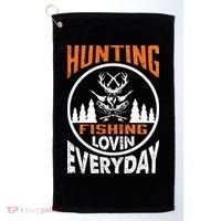 Hunting Fishing Lovin Everyday Golf Towel thumb 0