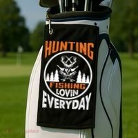 Hunting Fishing Lovin Everyday Golf Towel thumb 2
