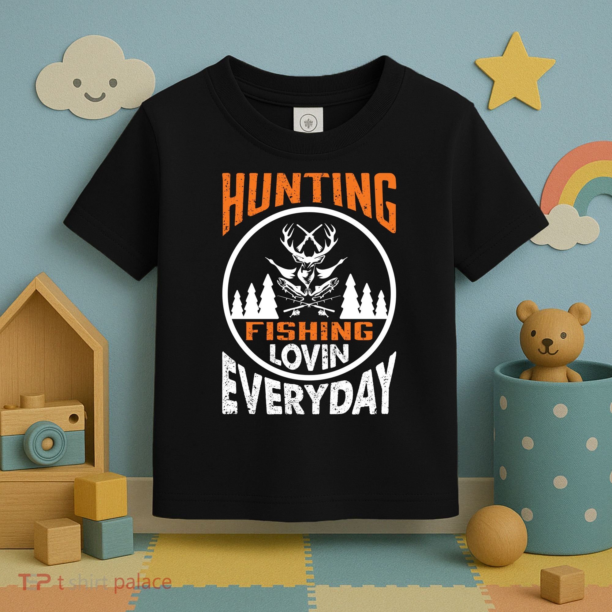 Hunting Fishing Lovin Everyday Toddler T-Shirt