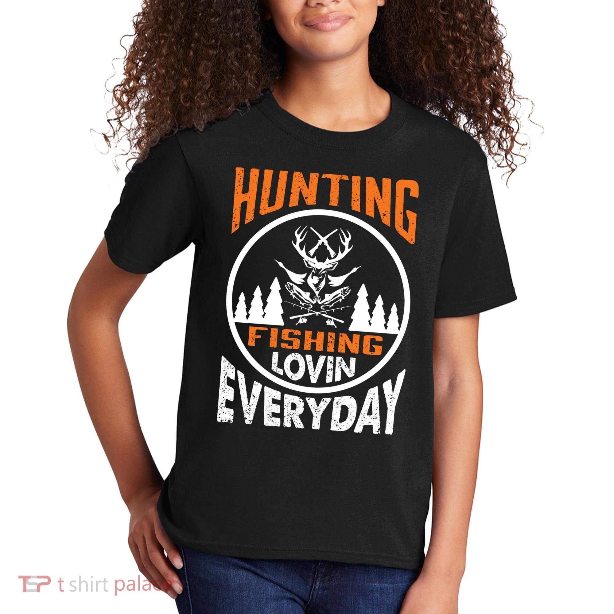 Hunting Fishing Lovin Everyday Kids T-Shirt
