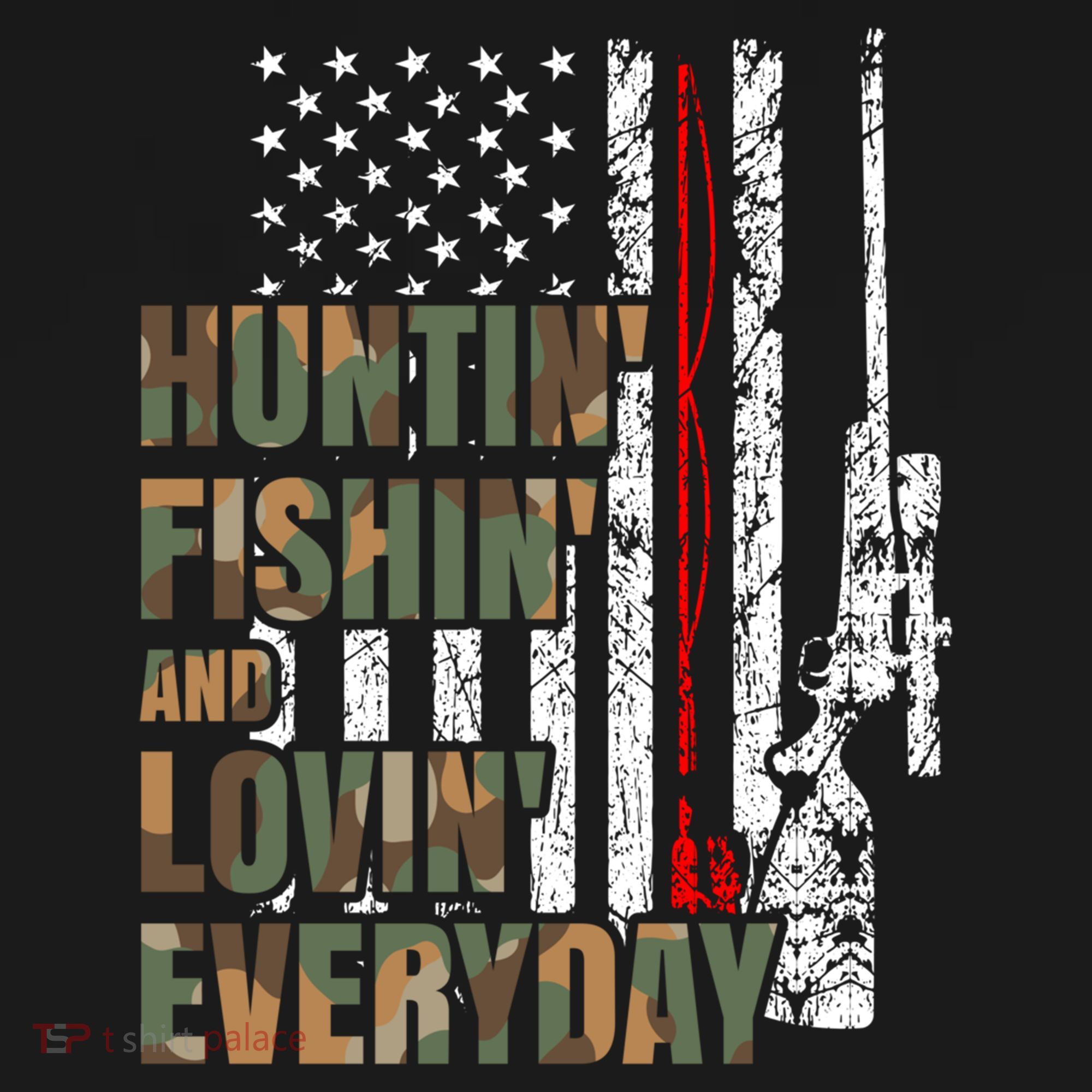 Hunting Fishing Loving Everyday Funny Gift Baby Long Sleeve Bodysuit