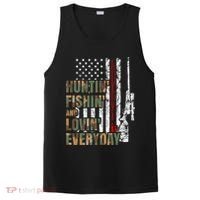 Hunting Fishing Loving Everyday Funny Gift PosiCharge Competitor Tank thumb 0