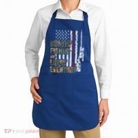 Hunting Fishing Loving Everyday Funny Gift Apron thumb 2