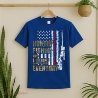 Hunting Fishing Loving Everyday Funny Gift T-Shirt thumb 2