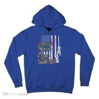 Hunting Fishing Loving Everyday Funny Gift Tall Hoodie thumb 0