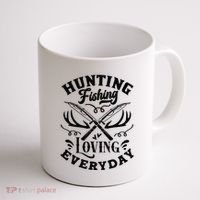 Hunting Fishing Loving Everyday Coffee Mug thumb 1