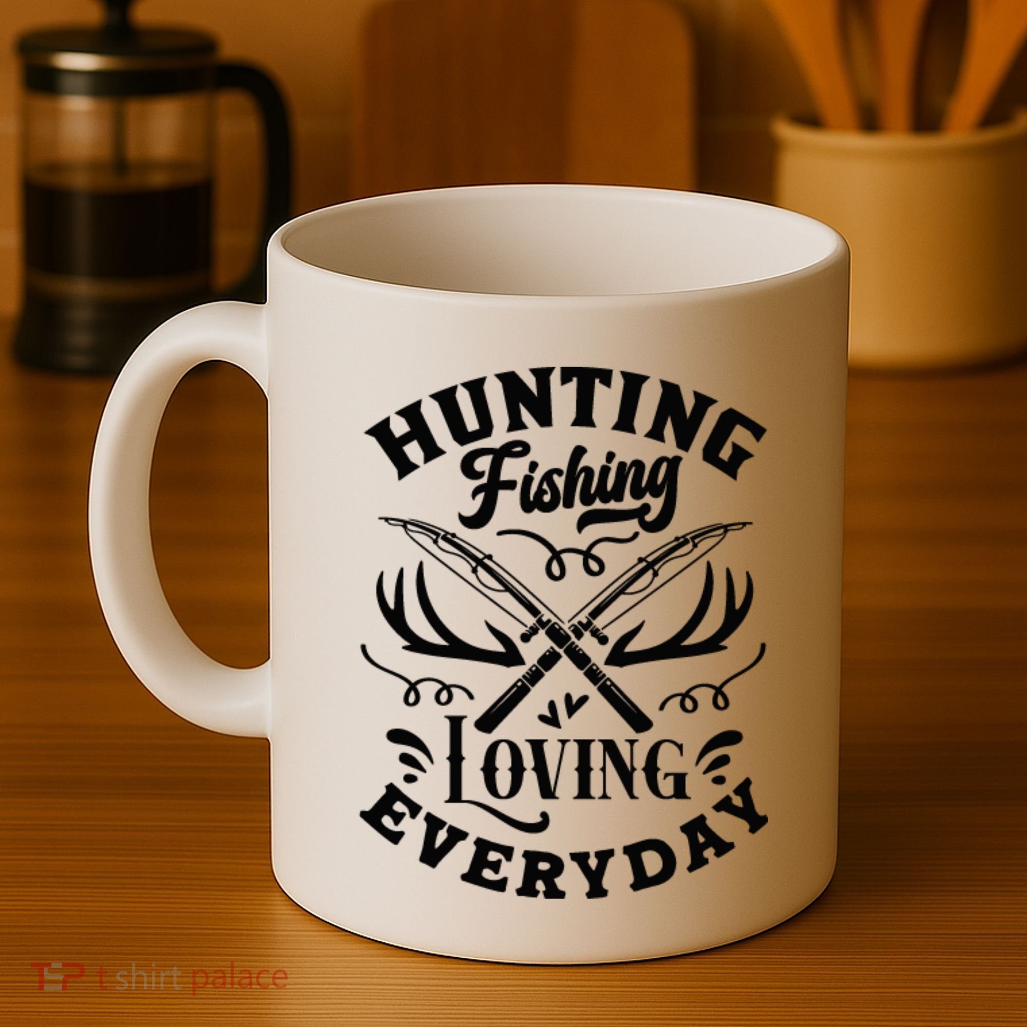 Hunting Fishing Loving Everyday Coffee Mug
